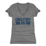 Devin Singletary Women's V-Neck T-Shirt | 500 LEVEL