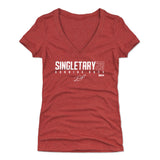 Devin Singletary Women's V-Neck T-Shirt | 500 LEVEL